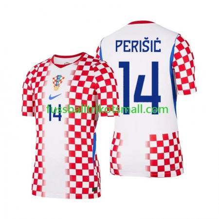 Fußballtrikots Kroatien Ivan Perišić 14 World Cup 2026 Kurzarm Heimtrikotsatz kaufen